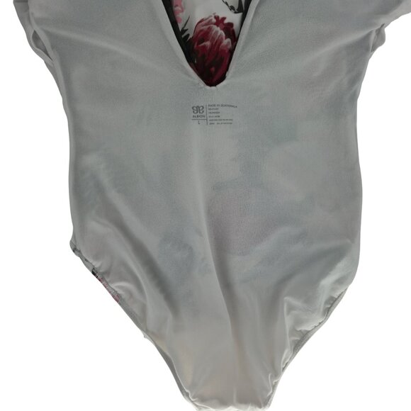 Albion Swimsuit One-Piece Desert Rose Cape Feminine Floral Sexy Modest Beach Sun - Picture 9 of 15